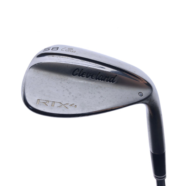 Used Cleveland RTX 4 Tour Satin Lob Wedge / 58.0 Degrees / Stiff Flex