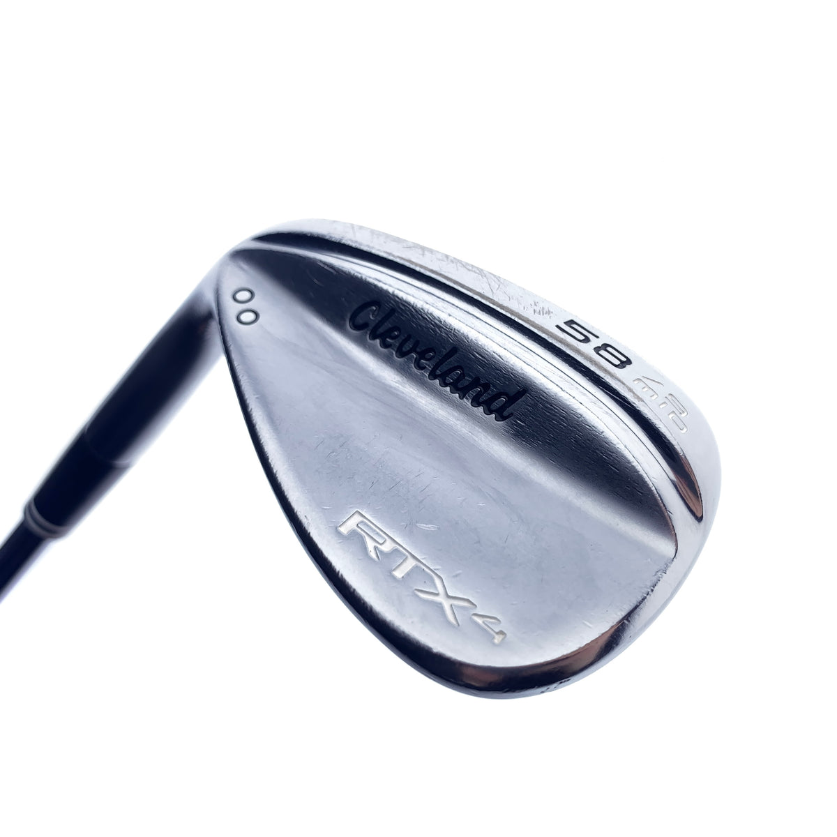 Used Cleveland RTX 4 Tour Satin Lob Wedge / 58.0 Degrees / Stiff / Left-Handed