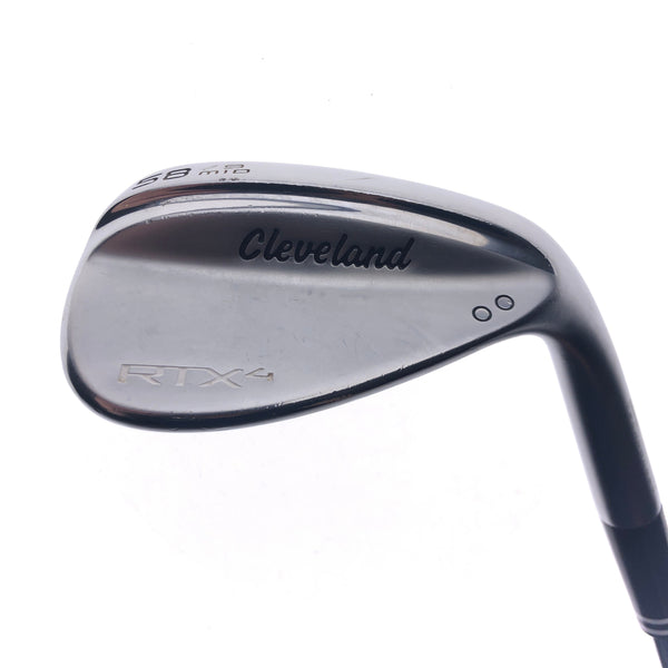 Used Cleveland RTX 4 Tour Satin Lob Wedge / 58.0 Degrees / Wedge Flex