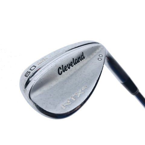 Used Cleveland RTX 4 Tour Satin Lob Wedge / 60.0 Degrees / Stiff Flex