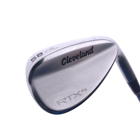 Used Cleveland RTX 4 Tour Satin Lob Wedge/58.0 Degree/Dynamic Gold Stiff Flex