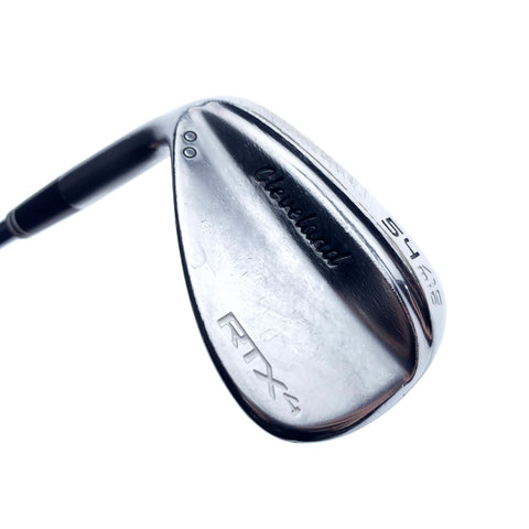 Used Cleveland RTX 4 Tour Satin Sand Wedge / 54.0 Degrees / Stiff Flex / Left-H