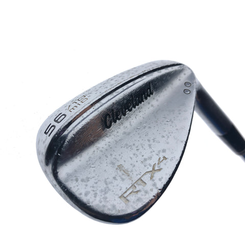 Used Cleveland RTX 4 Tour Satin Sand Wedge / 56.0 Degrees / Stiff Flex