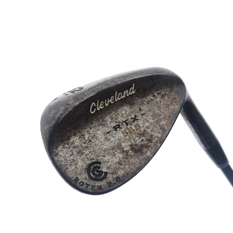 Used Cleveland RTX 588 Rotex 2.0 Raw Gap Wedge / 52.0 Degrees / Stiff Flex