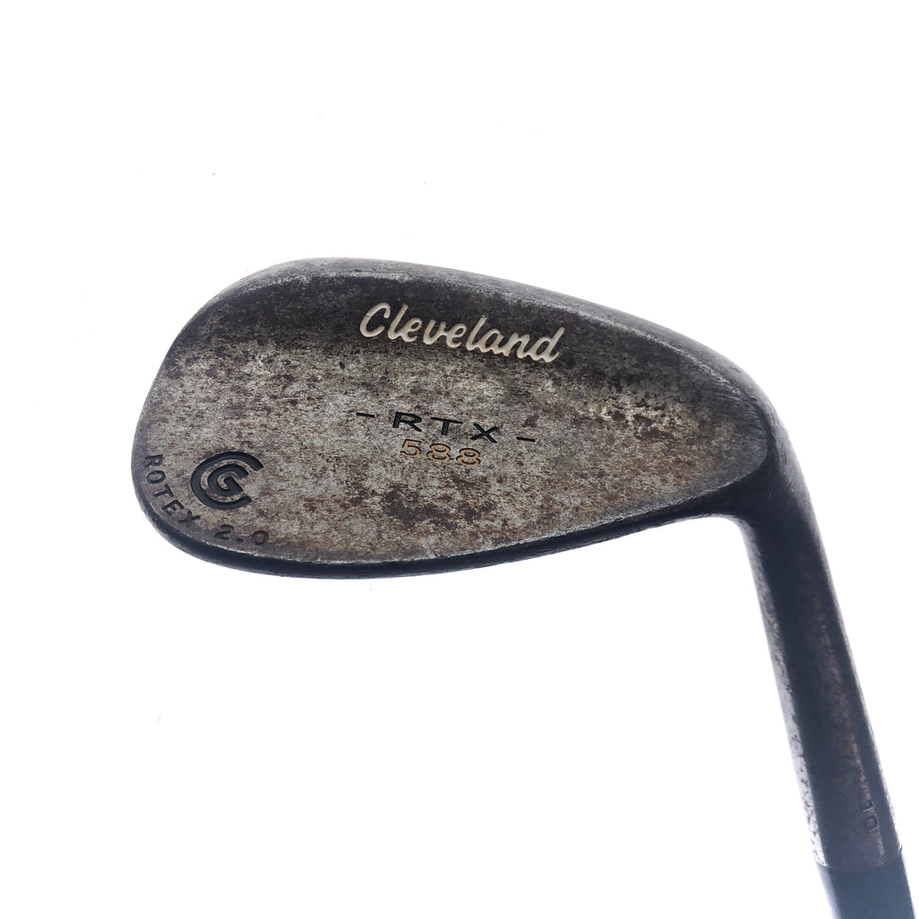 Used Cleveland RTX 588 Rotex 2.0 Raw Gap Wedge / 52.0 Degrees / Stiff Flex