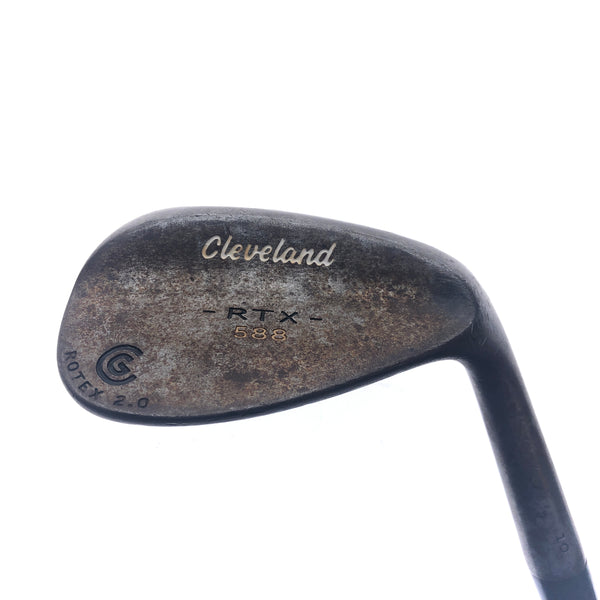 Used Cleveland RTX 588 Rotex 2.0 Raw Gap Wedge / 52.0 Degrees / Stiff Flex