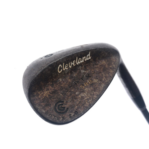 Used Cleveland RTX 588 Rotex 2.0 Raw Lob Wedge / 60.0 Degrees / Stiff Flex