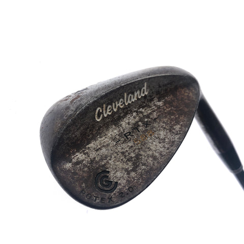 Used Cleveland RTX 588 Rotex 2.0 Raw Sand Wedge / 56.0 Degrees / Stiff Flex