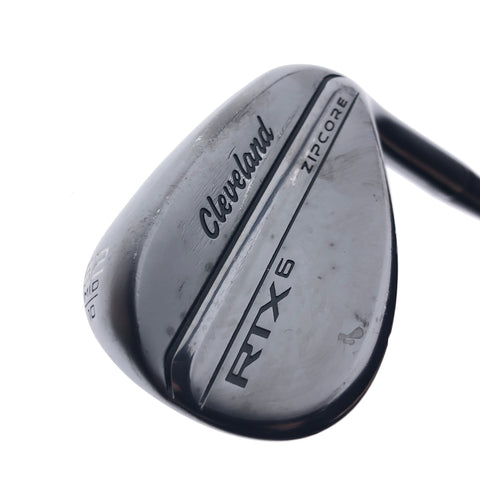 Used Cleveland RTX 6 Black Gap Wedge / 52.0 Degrees / Wedge Flex