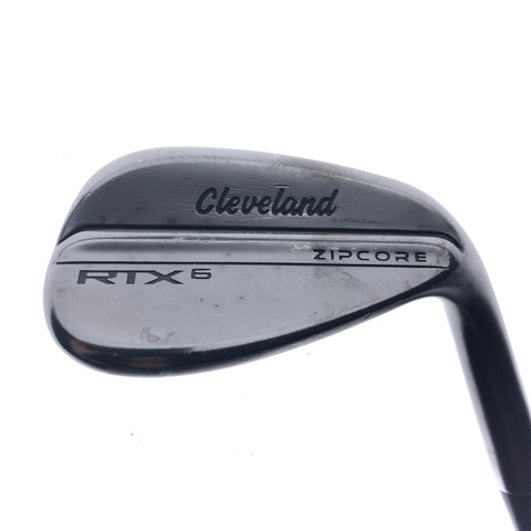 Used Cleveland RTX 6 Black Gap Wedge / 52.0 Degrees / Wedge Flex