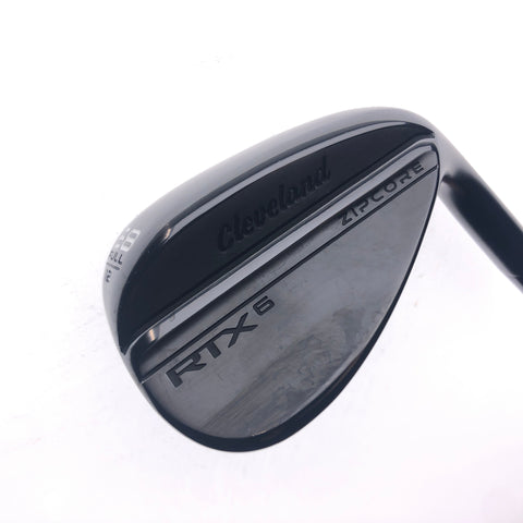 Used Cleveland RTX 6 Black Lob Wedge / 58.0 Degrees / Wedge Flex