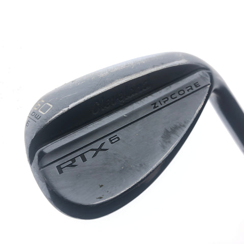 Used Cleveland RTX 6 Black Lob Wedge / 60.0 Degrees / LA Golf Stiff Flex