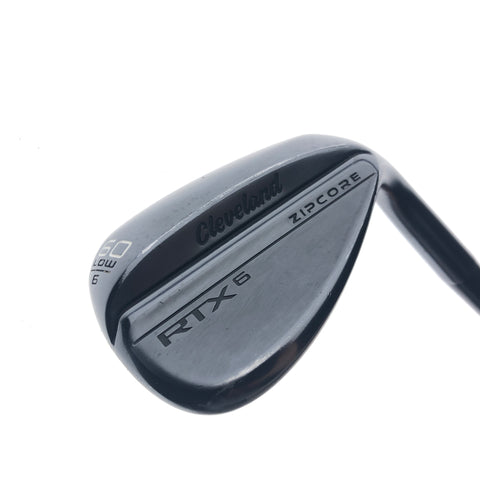 Used Cleveland RTX 6 Black Lob Wedge / 60.0 Degrees / Wedge Flex