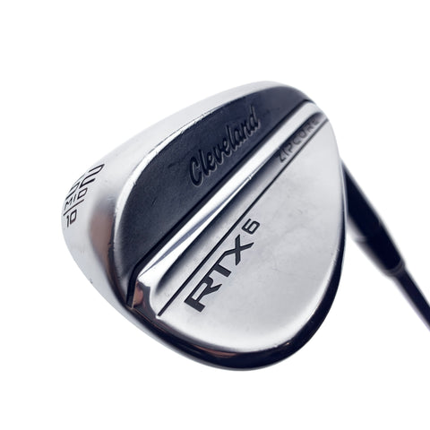 Used Cleveland RTX 6 Tour Satin Gap Wedge / 52.0 Degrees / Wedge Flex