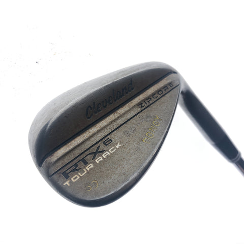 Used Cleveland RTX 6 ZipCore Tour Rack RAW Lob Wedge / 60.0 Degrees / Stiff Flex