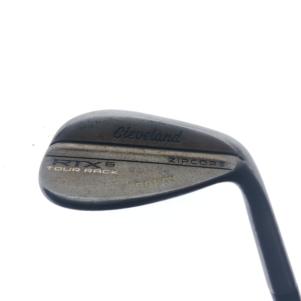 Used Cleveland RTX 6 ZipCore Tour Rack RAW Lob Wedge / 60.0 Degrees / Stiff Flex