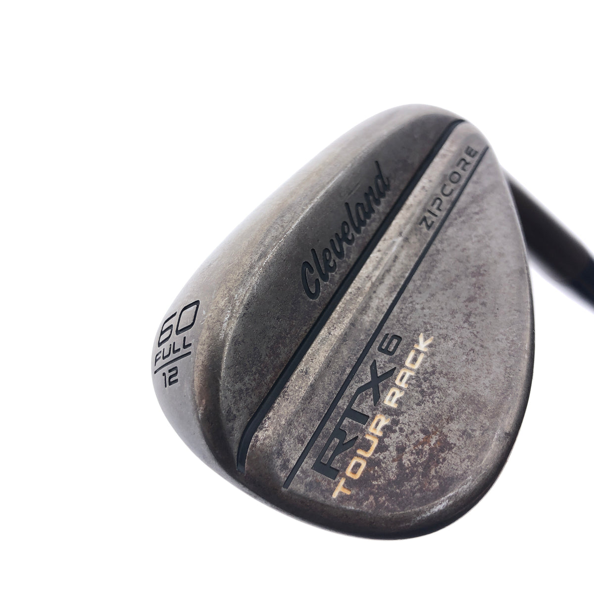 Used Cleveland RTX 6 ZipCore Tour Rack RAW Lob Wedge / 60.0 Degrees / Wedge Flex