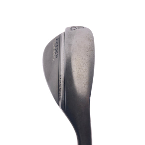 Used Cleveland RTX 6 ZipCore Tour Rack RAW Lob Wedge / 60.0 Degrees / Wedge Flex