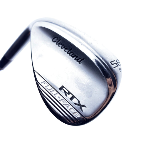 Used Cleveland RTX Full Face Tour Chrome Lob Wedge/58.0 Degrees/Wedge Flex/L-H