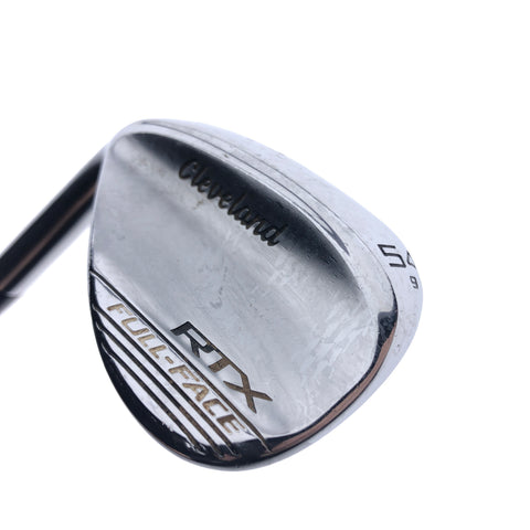 Used Cleveland RTX Full Face Tour Chrome Sand Wedge / 54.0° / Wedge Flex / Left