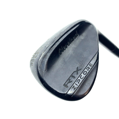 Used Cleveland RTX ZipCore Black Satin Gap Wedge / 50.0 Degrees / Stiff Flex