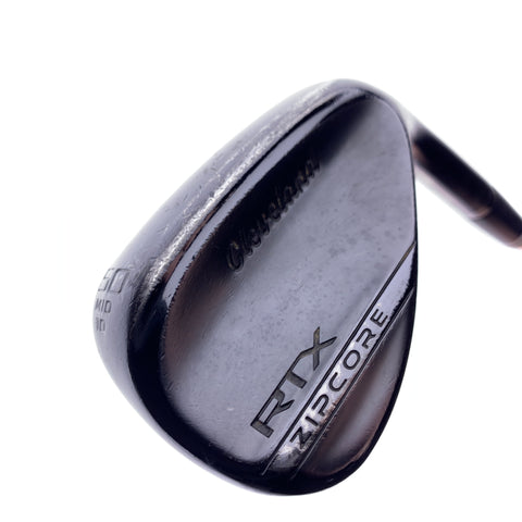 Used Cleveland RTX ZipCore Black Satin Gap Wedge / 50.0 Degrees / Wedge Flex