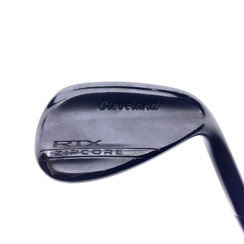 Used Cleveland RTX ZipCore Black Satin Gap Wedge / 50.0 Degrees / Wedge Flex