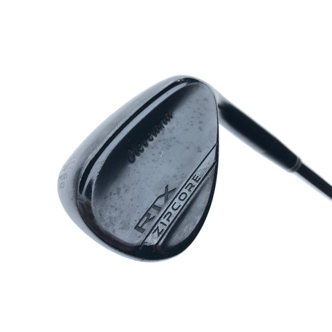 Used Cleveland RTX ZipCore Black Satin Gap Wedge / 52.0 Degrees / Wedge Flex