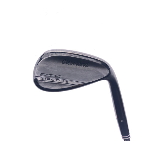Used Cleveland RTX ZipCore Black Satin Gap Wedge / 52.0 Degrees / Wedge Flex