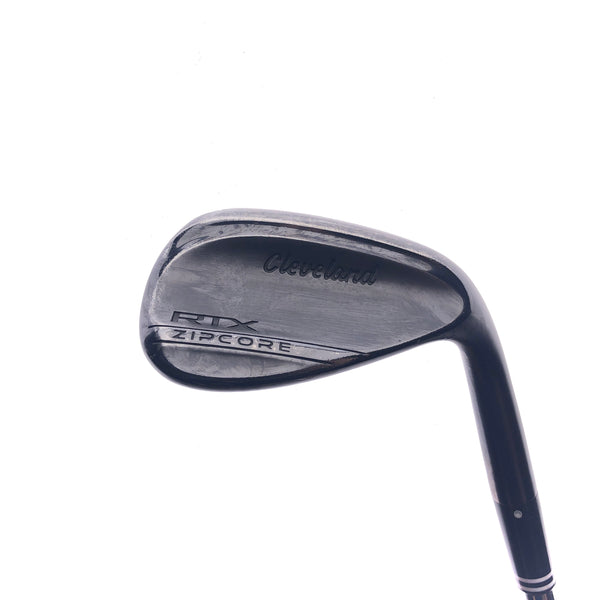 Used Cleveland RTX ZipCore Black Satin Gap Wedge / 52.0 Degrees / Wedge Flex