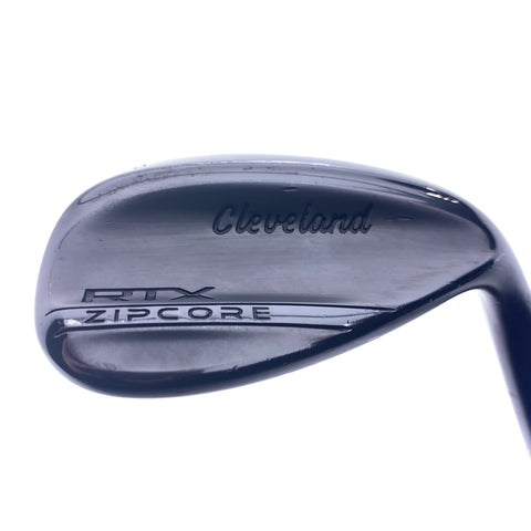 Used Cleveland RTX ZipCore Black Satin Lob Wedge / 58.0 Degrees / Stiff Flex