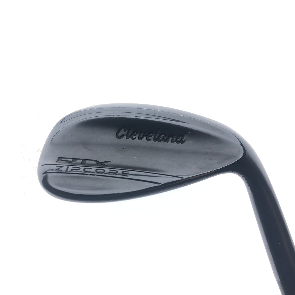Used Cleveland RTX ZipCore Black Satin Lob Wedge / 58.0 Degrees / Wedge Flex