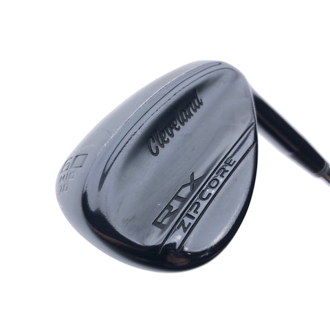 Used Cleveland RTX ZipCore Black Satin Lob Wedge / 60.0 Degrees / Wedge Flex