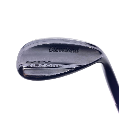 Used Cleveland RTX ZipCore Black Satin Lob Wedge / 60.0 Degrees / Wedge Flex