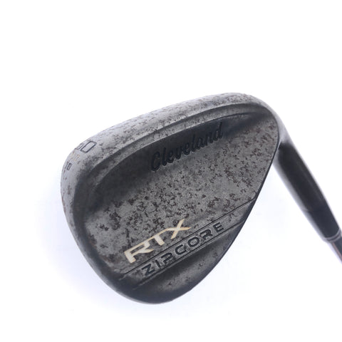 Used Cleveland RTX ZipCore Raw Gap Wedge / 50.0 Degrees / Wedge Flex