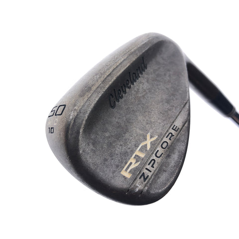 Used Cleveland RTX ZipCore Raw Gap Wedge / 50.0 Degrees / Wedge Flex