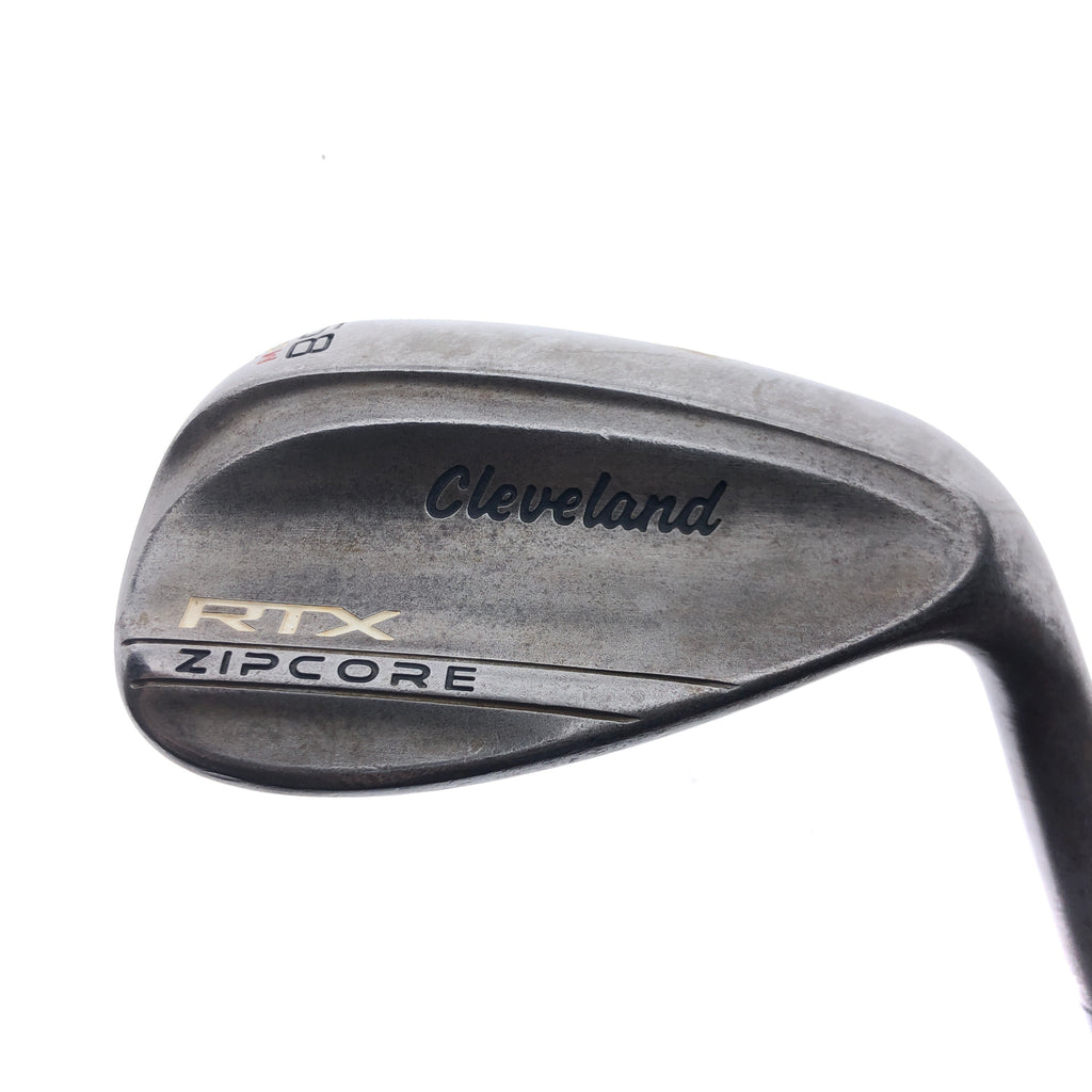 Used Cleveland RTX ZipCore Raw Lob Wedge / 58.0 Degrees / Stiff Flex