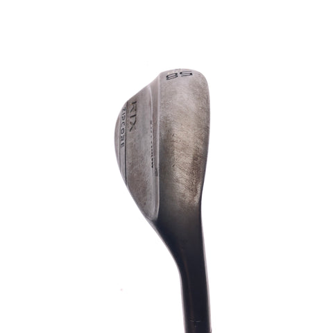 Used Cleveland RTX ZipCore Raw Lob Wedge / 58.0 Degrees / Wedge Flex