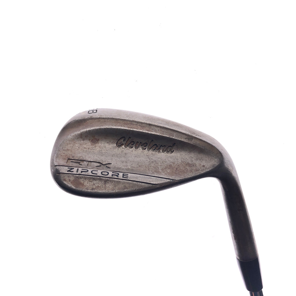 Used Cleveland RTX ZipCore Raw Lob Wedge / 58.0 Degrees / Wedge Flex