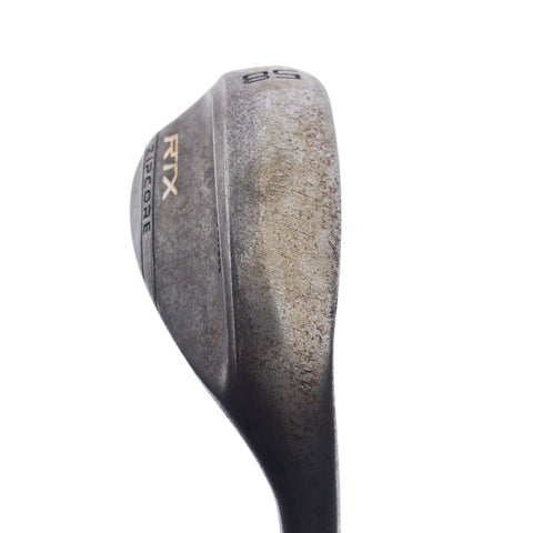Used Cleveland RTX ZipCore Raw Lob Wedge / 58.0 Degrees / X-Stiff Flex