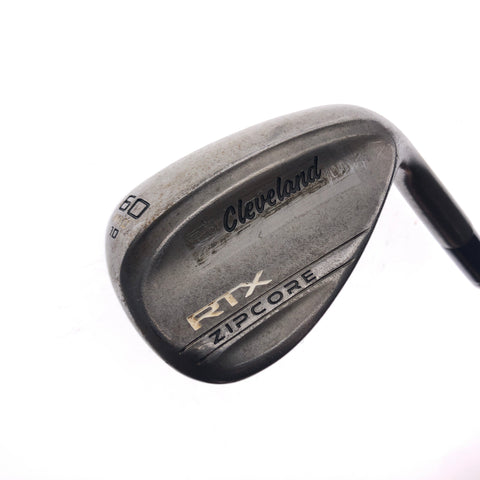 Used Cleveland RTX ZipCore Raw Lob Wedge / 60.0 Degrees / Stiff Flex