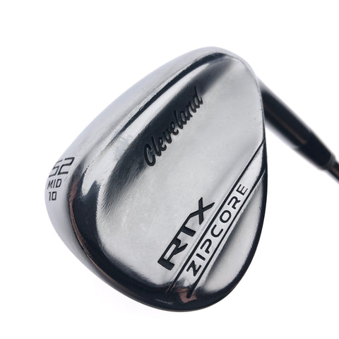 Used Cleveland RTX ZipCore Tour Satin Gap Wedge / 52.0 Degrees / Wedge Flex