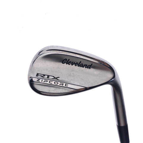 Used Cleveland RTX ZipCore Tour Satin Gap Wedge / 52.0 Degrees / Wedge Flex