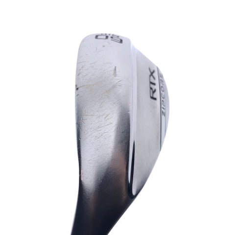 Used Cleveland RTX ZipCore Tour Satin Lob Wedge /60.0 Degrees/Wedge Flex/Left-H