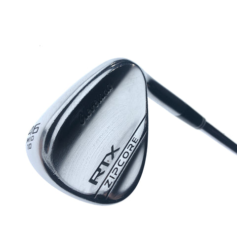 Used Cleveland RTX ZipCore Tour Satin Pitching Wedge / 46.0 Degrees / Wedge Flex
