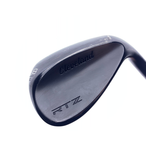Used Cleveland RTZ Black Satin Lob Wedge / 58.0 Degrees / Wedge Flex