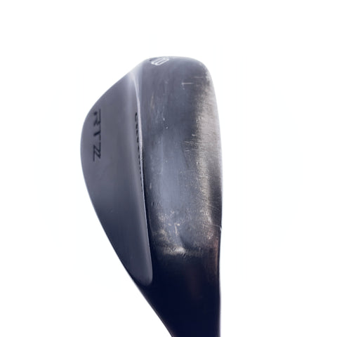 Used Cleveland RTZ Black Satin Lob Wedge / 58.0 Degrees / Wedge Flex