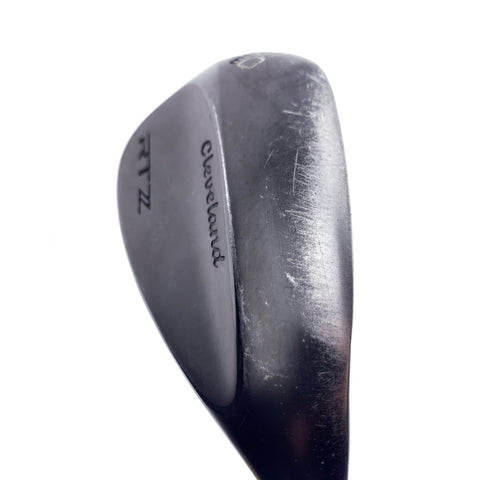Used Cleveland RTZ Black Satin Lob Wedge / 60.0 Degrees / Wedge Flex