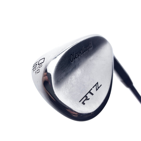 Used Cleveland RTZ Tour Satin Gap Wedge / 50.0 Degrees / Stiff Flex