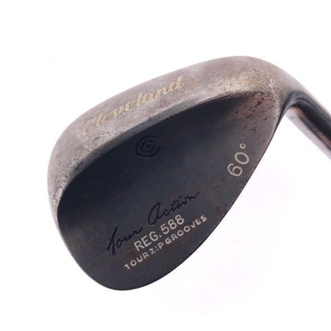 Used Cleveland Raw Action Reg 588 Raw Lob Wedge / 60.0 Degrees / Wedge flex